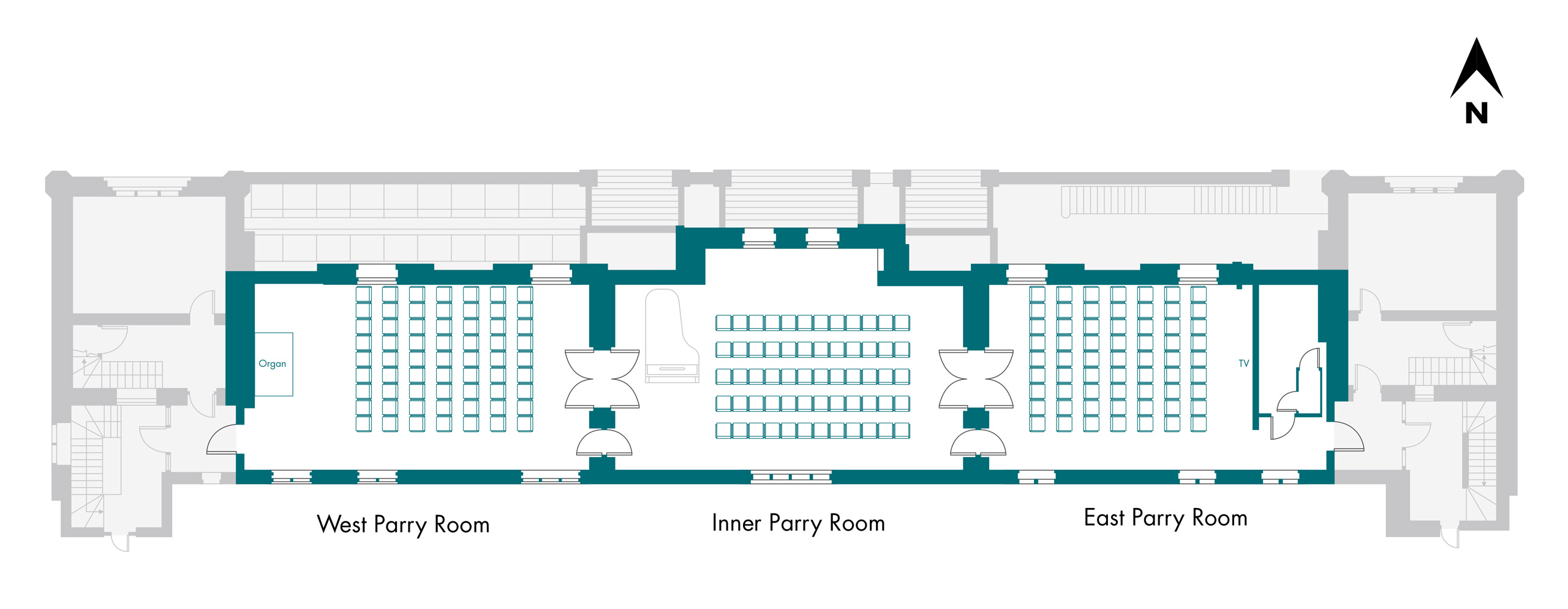 Parry Rooms Theatre Style RCM