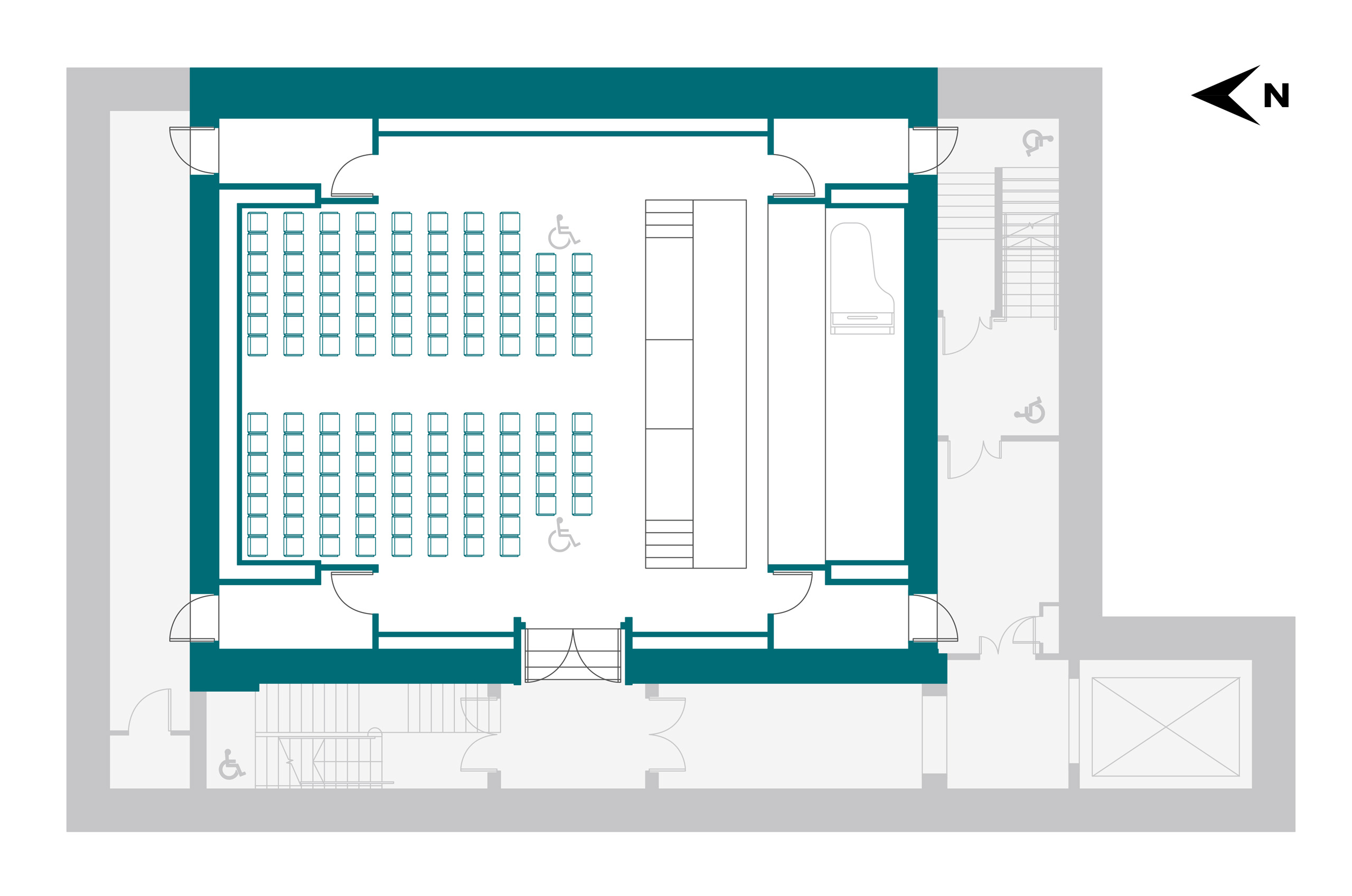 Performance Hall Theatre Style RCM